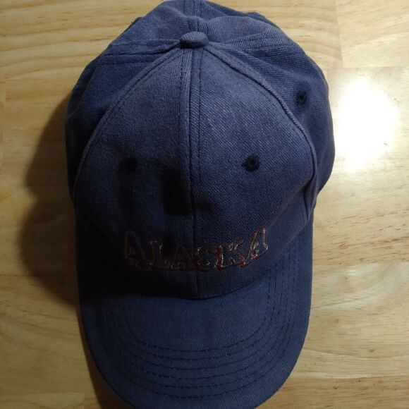 Vintage Alaska Spell Out Logo Strap Back Hat - Picture 3 of 6